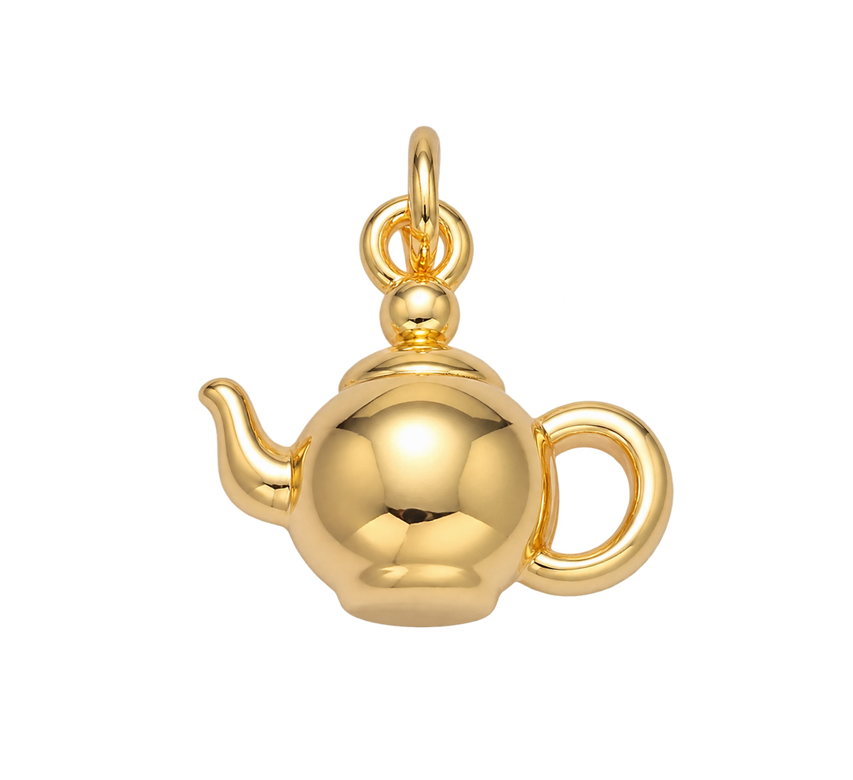 Gold Teapot Charm