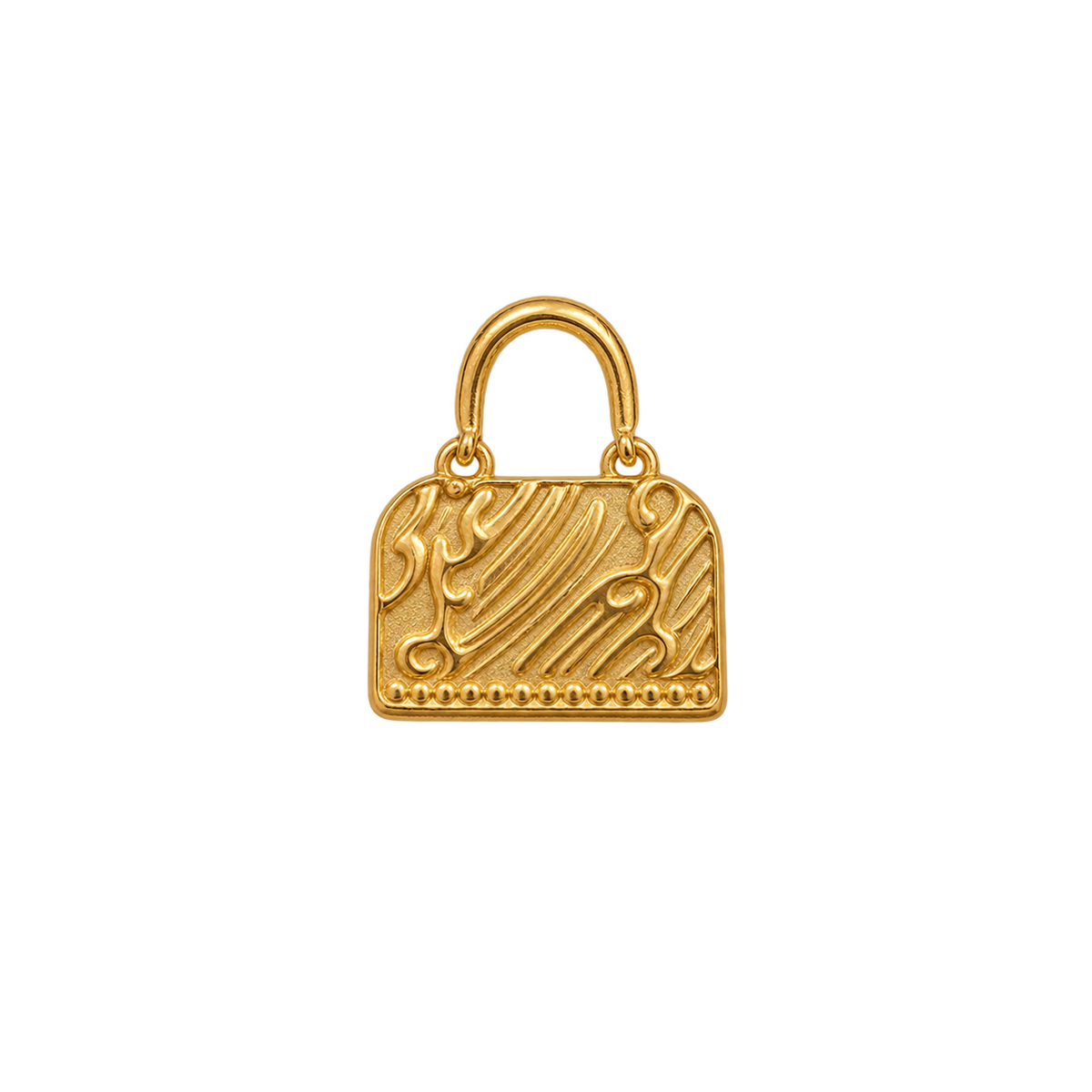 Gold Handbag Charm