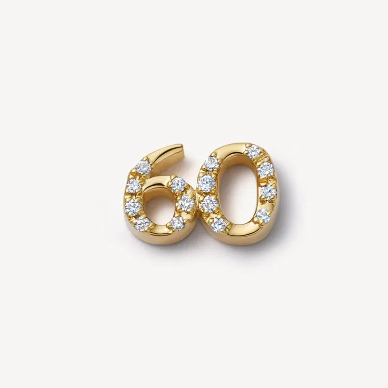 60th Birthday Memory Locket Charm