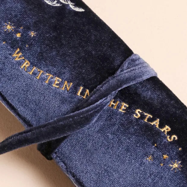 Celestial Velvet Jewellery Roll