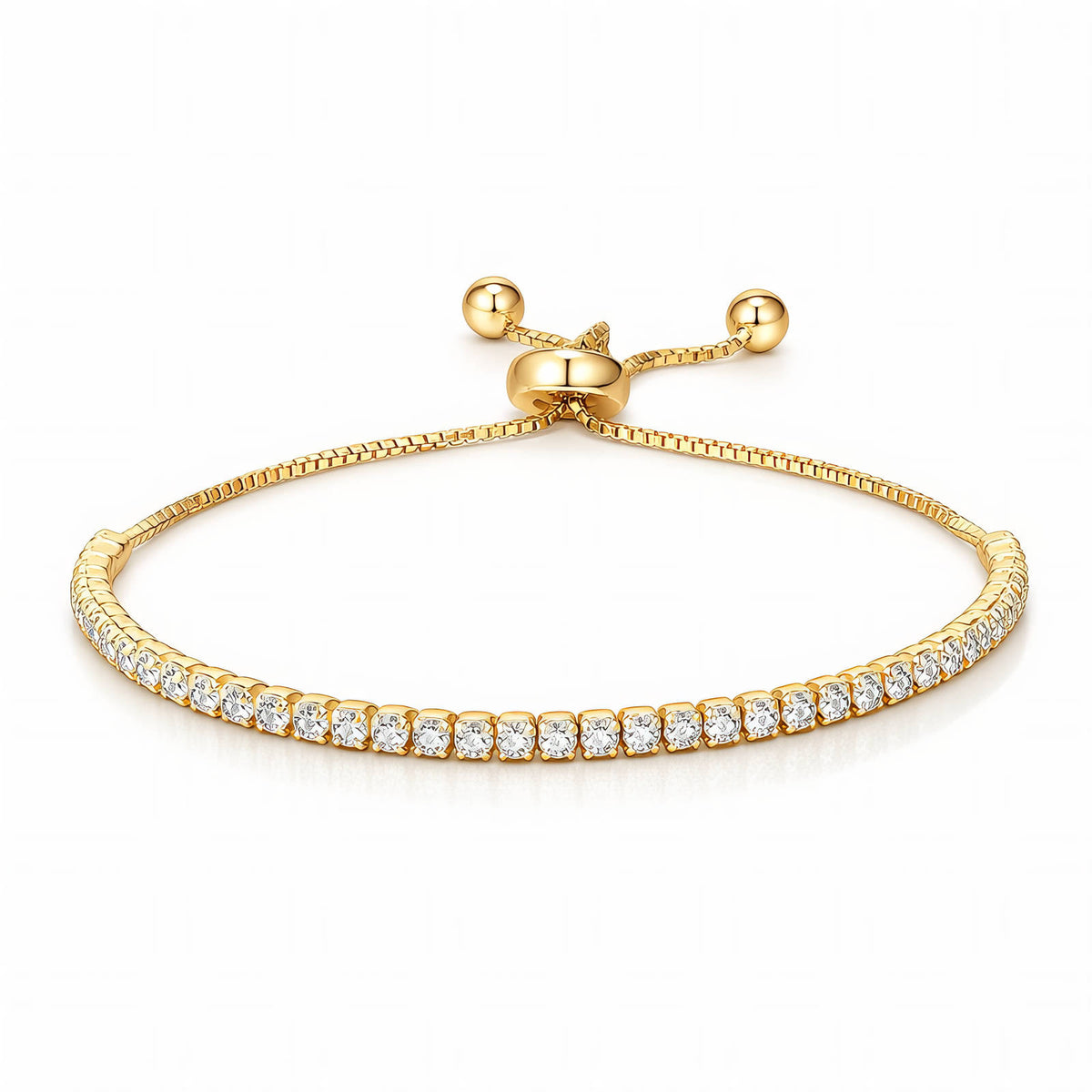18k Gold Plated Tennis Bracelet