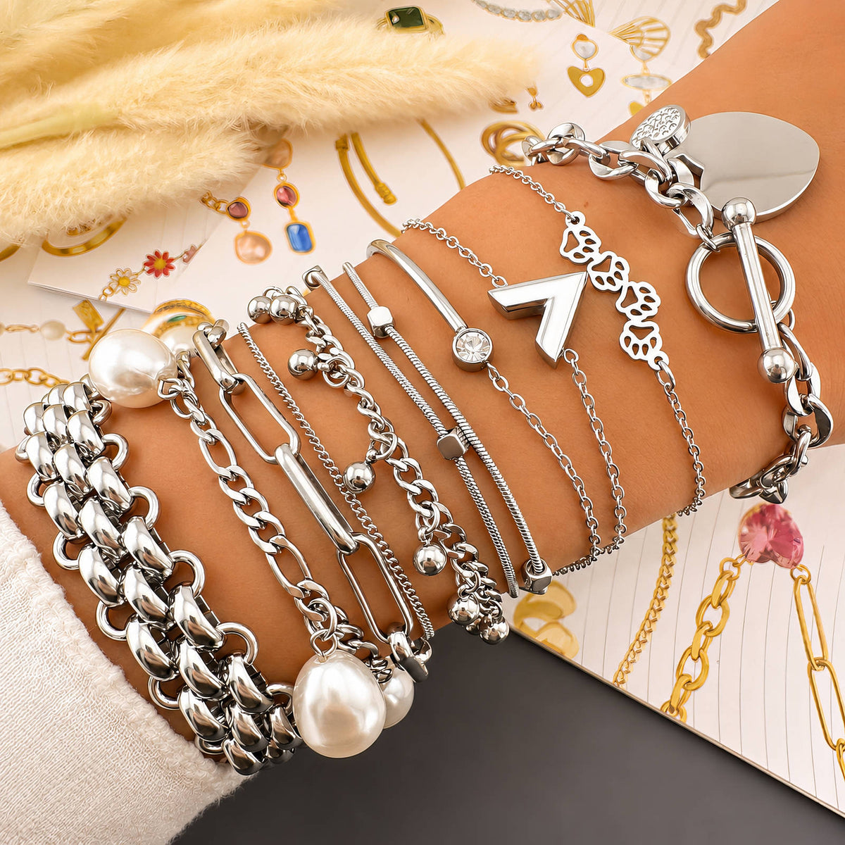 Heart Toggle Bracelet Waterproof