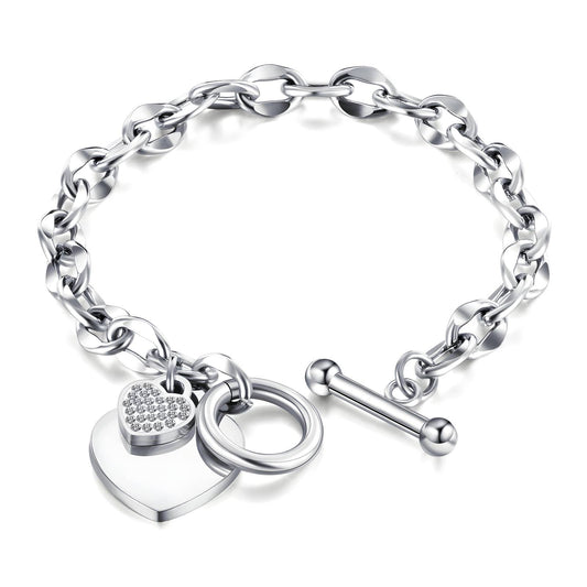 Heart Toggle Bracelet Waterproof