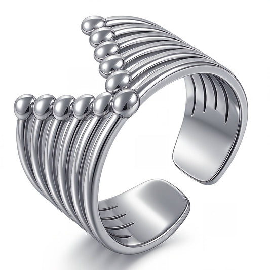 V Shape Open Ended Ring