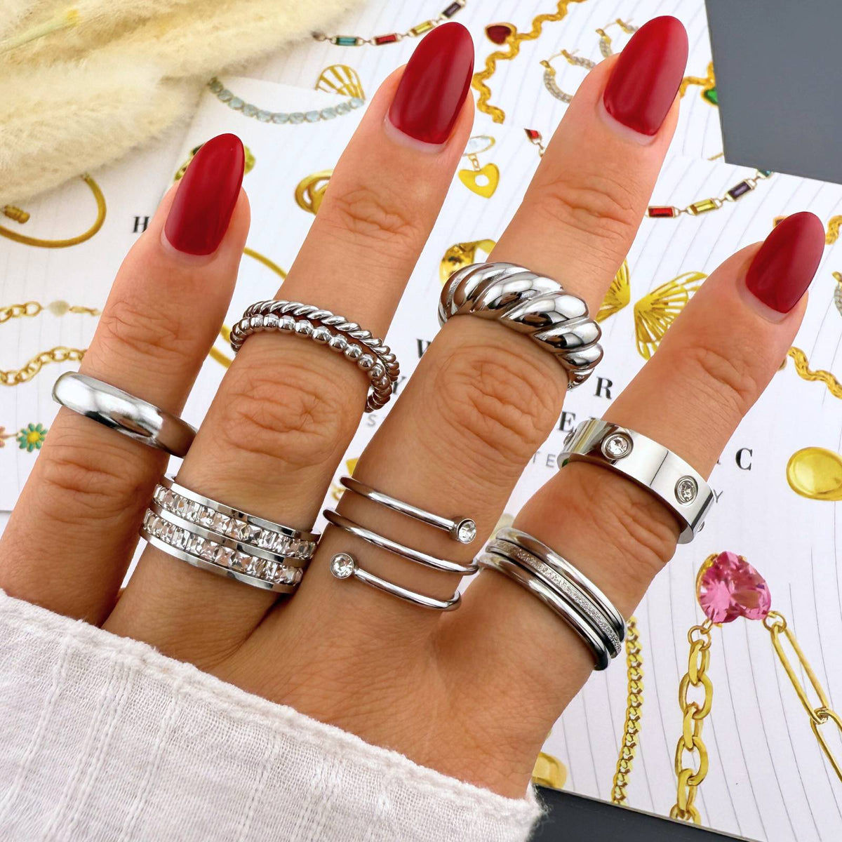 Spiral Wrap Ring Small And Medium