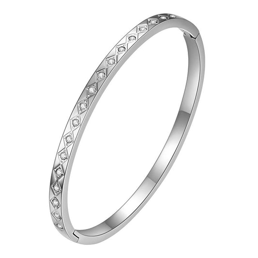 Crystal Bangle Bracelet