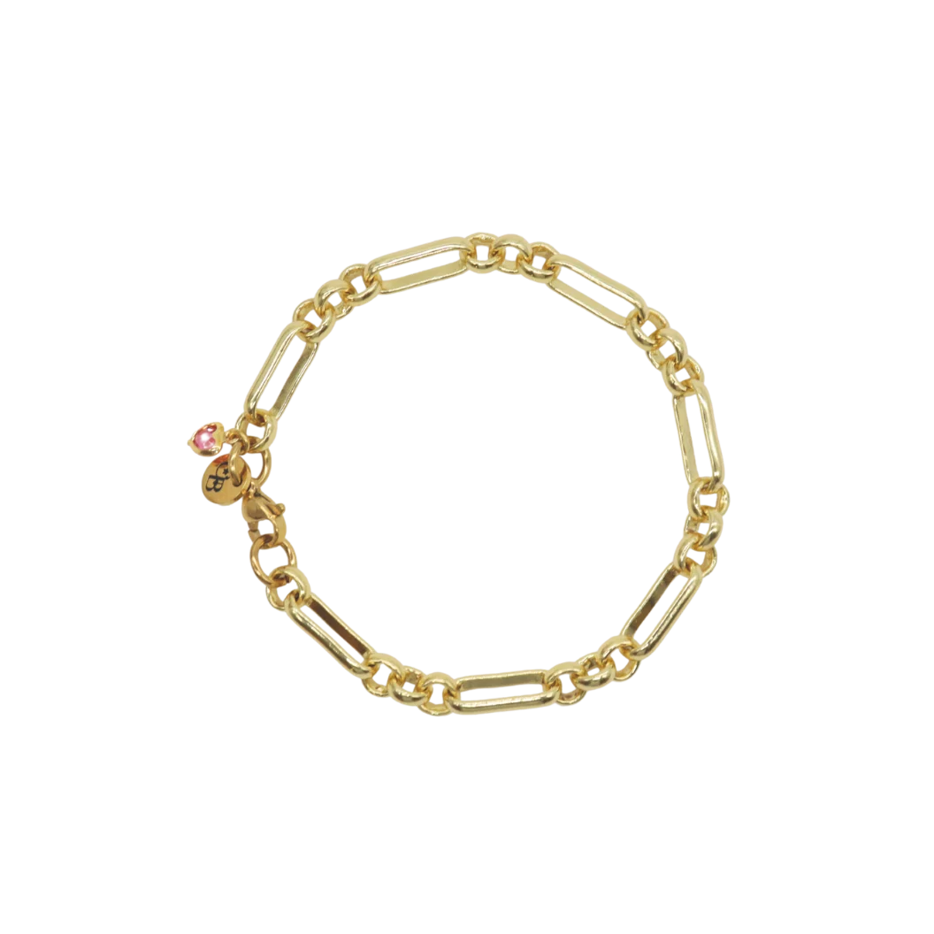 Paperclip Charm Bracelet - SMALL