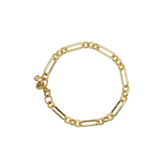 Paperclip Charm Bracelet - SMALL