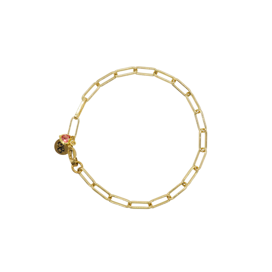 Paperclip Charm Bracelet Box - SMALL