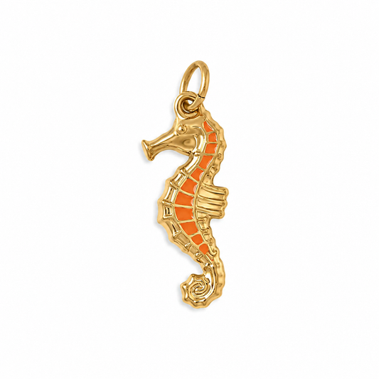 Seahorse Charm 18k Gold PVD Stainless Steel