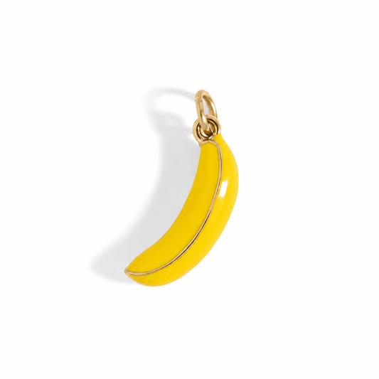 Banana Charm 18k Gold PVD Stainless Steel