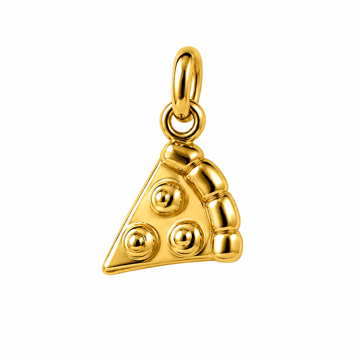 Pizza Charm 18k Gold Plated