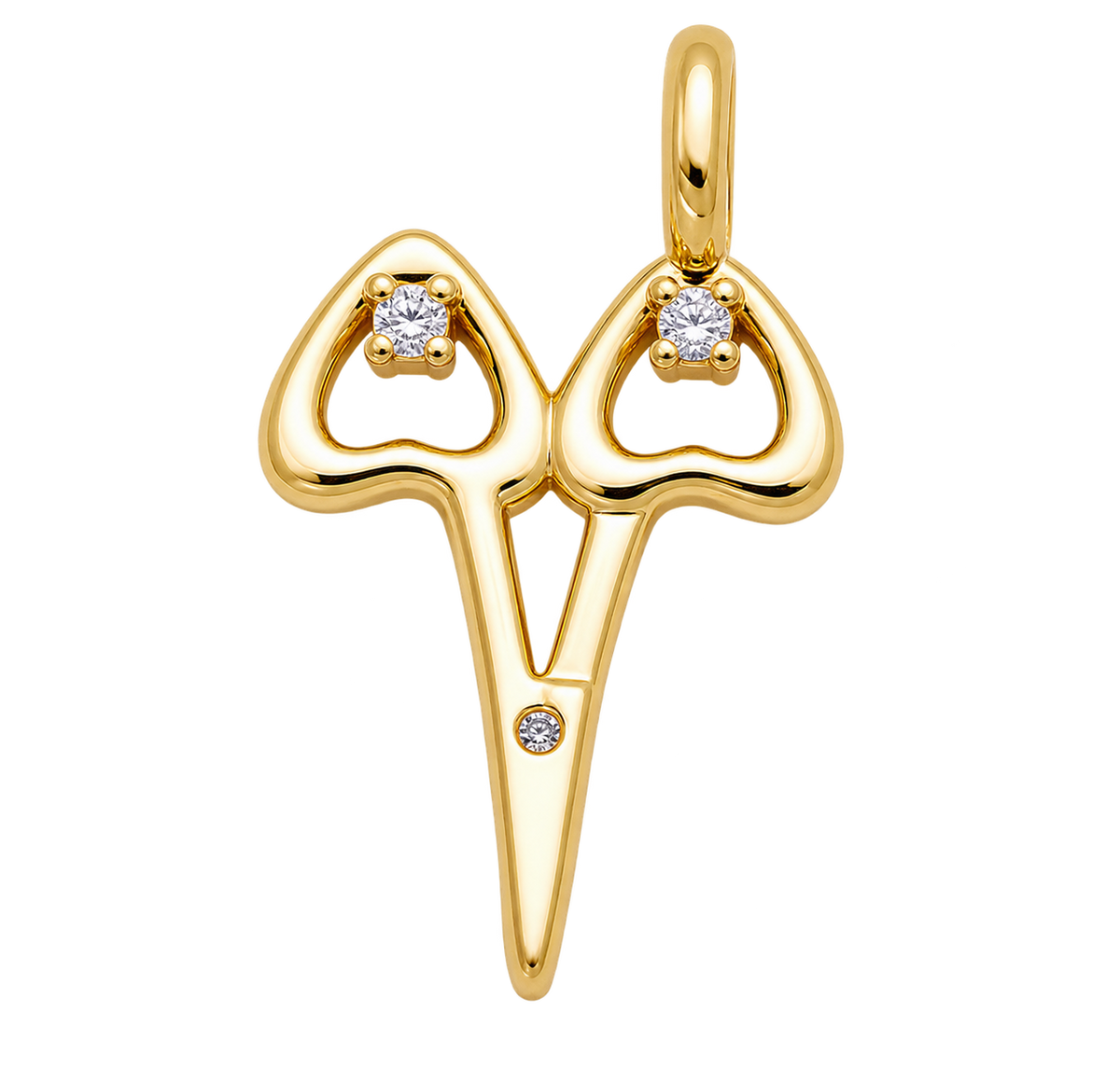 Sparkling Scissors Charm