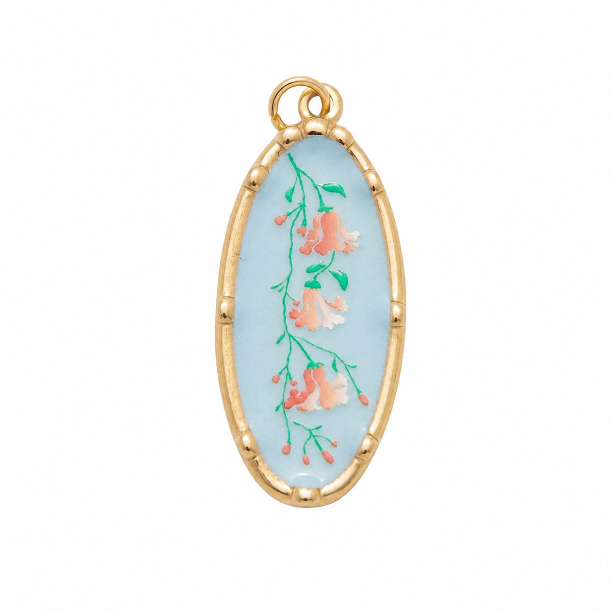 Hand Painted Wildflower Charm