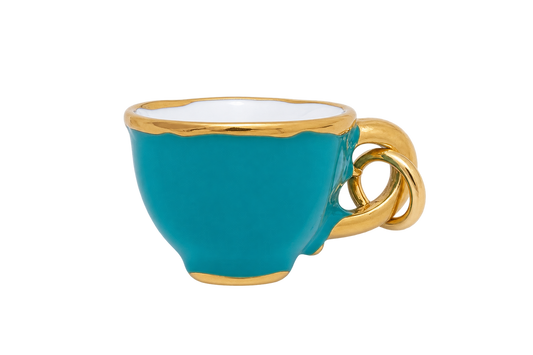 Turquoise Teacup Charm
