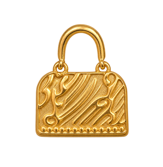 Gold Handbag Charm