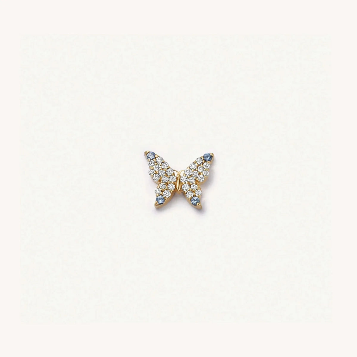 Sparkling Butterfly Memory Locket Charm