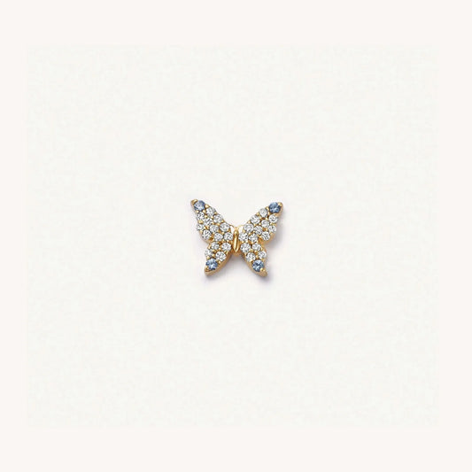 Sparkling Butterfly Memory Locket Charm