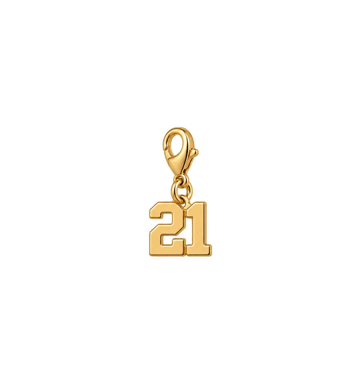 21st Birthday Age Charm