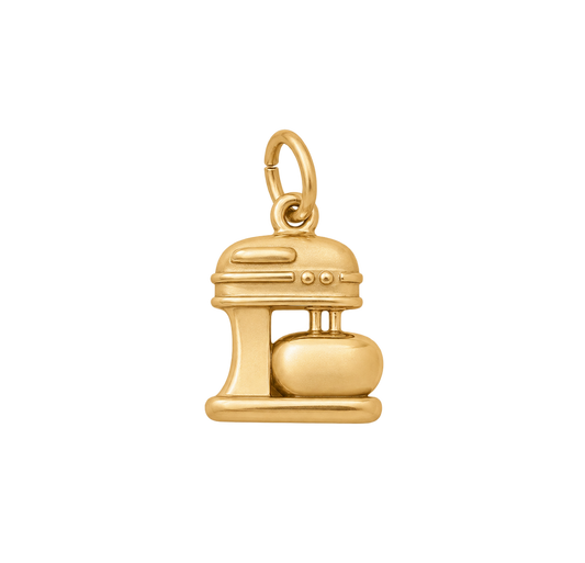 Kitchen Mixer Charm 18k Gold PVD