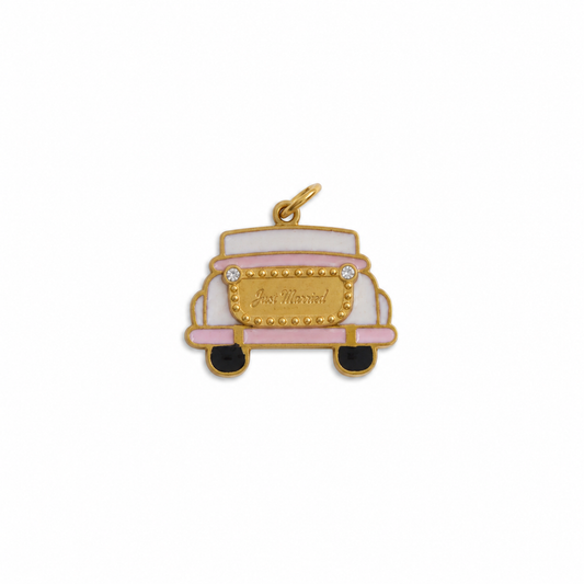 Just Married Wedding Car Charm