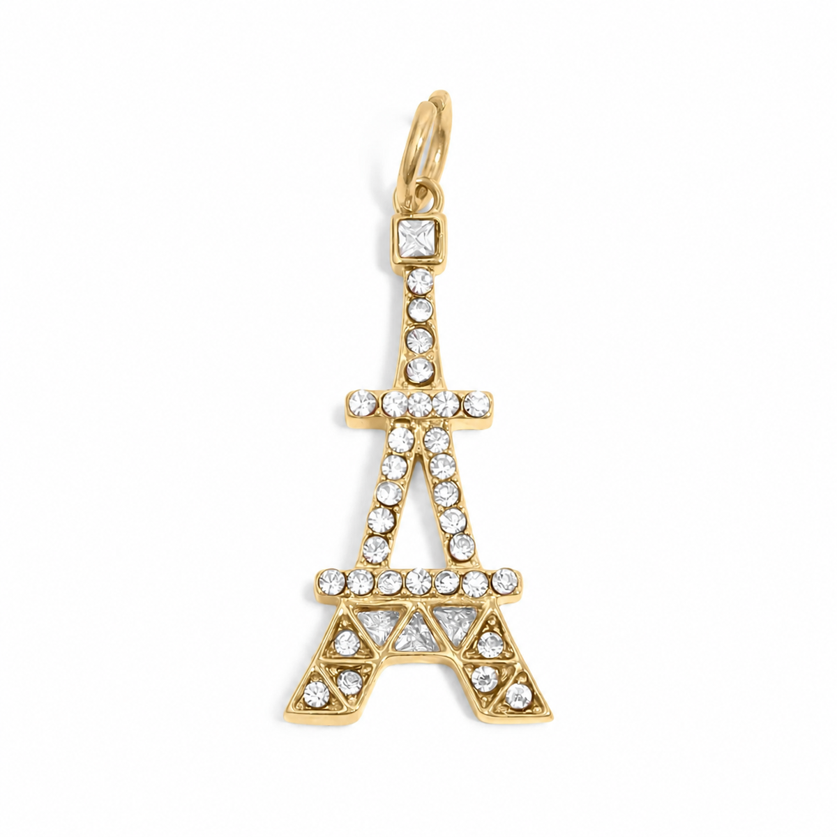 Sparkling Eiffel Tower Charm