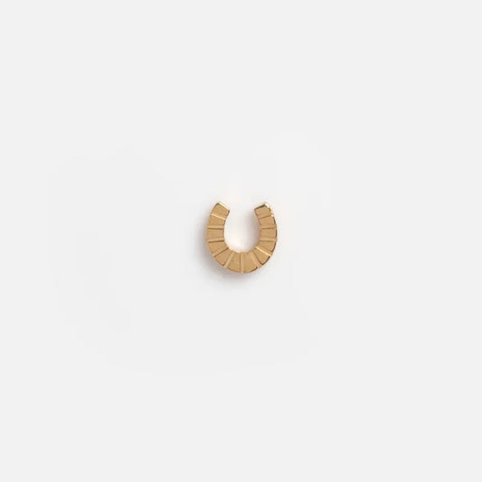 Lucky Horseshoe Memory Locket Charm