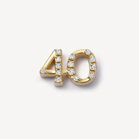 40th Birthday Memory Locket Charm