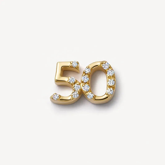 50th Birthday Memory Locket Charm