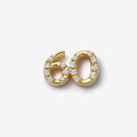 60th Birthday Memory Locket Charm