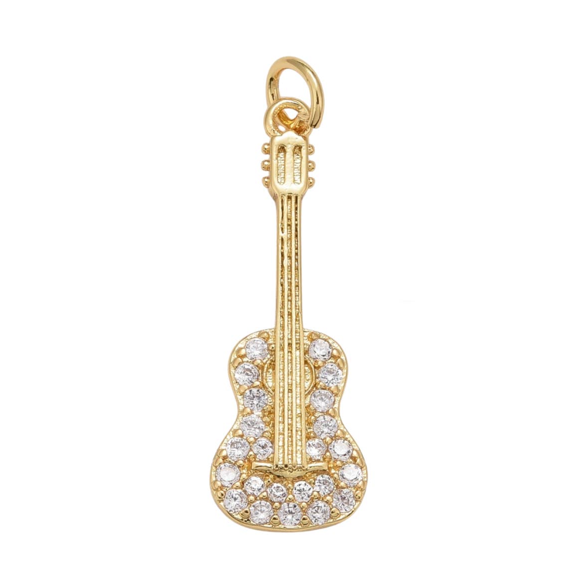 Gold Guitar Charm