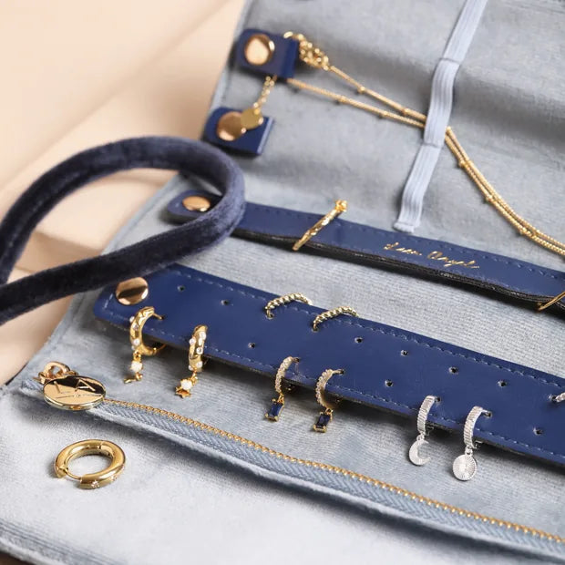 Celestial Velvet Jewellery Roll