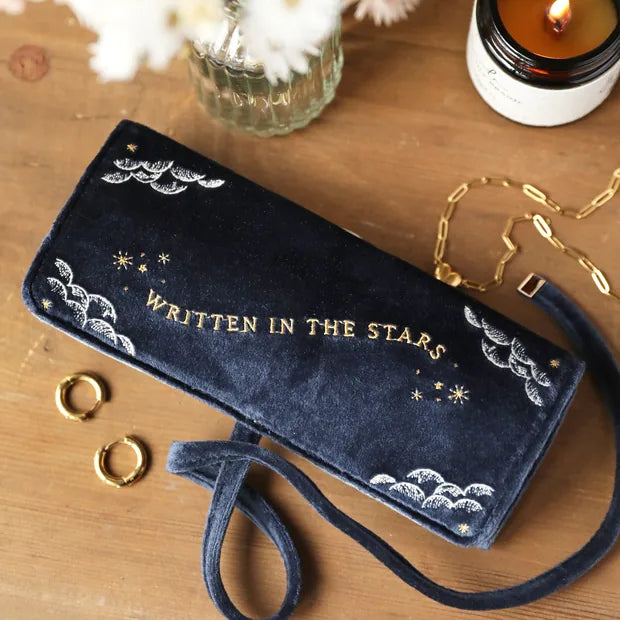 Celestial Velvet Jewellery Roll