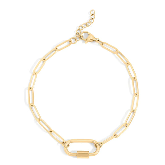 Paperclip Carabiner Bracelet